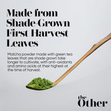 TheOther Matcha Powder Ceremonial Grade Matcha Powder - Japanese Matcha Powder Master’s Blend - Premium Green Tea Teal Tin - 80g