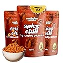 Confusion Snacks Chili Spiced Hot Peanuts - Hot & Spicy Peanuts with Bold Heat, High Protein Keto Snacks, Crunchy Spicy Nuts, Seed Oil Free, Gluten