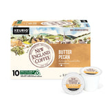 New England Coffee Single Serve Pods, Butter Pecan Medium Roast 10 Count (Pack of 1)