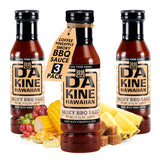 Da Kine Hawaiian Smoky BBQ Sauce - Sweet & Smoky Island Flavor - Made with Pineapple Juice - Gourmet Barbecue Sauce for Grilling, Marinades, Dipping