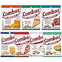 Combos Snacks Variety 7 Pack-Pepperoni Pizza, Cheddar Cheese Pretzels, Pizzeria, Buffalo Blue Cheese, Cheddar Cheese Crackers, Ranch Dip Pretzel