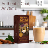 The Republic of Tea - Matcha Green Tea & Republic Chai Black Tea Concentrate Variety Pack, 2 Cartons - 32 fl oz (5 Servings Each), Latte Mix Sampler