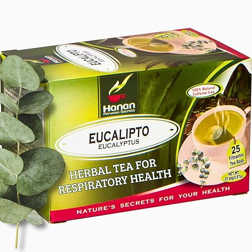 Hanan Premium Eucalyptus Tea - 100% Natural Eucalipto Hojas Naturales for Tea, Herbal Remedies and Aromatherapy - Dried Eucalyptus Leaves - Fresh