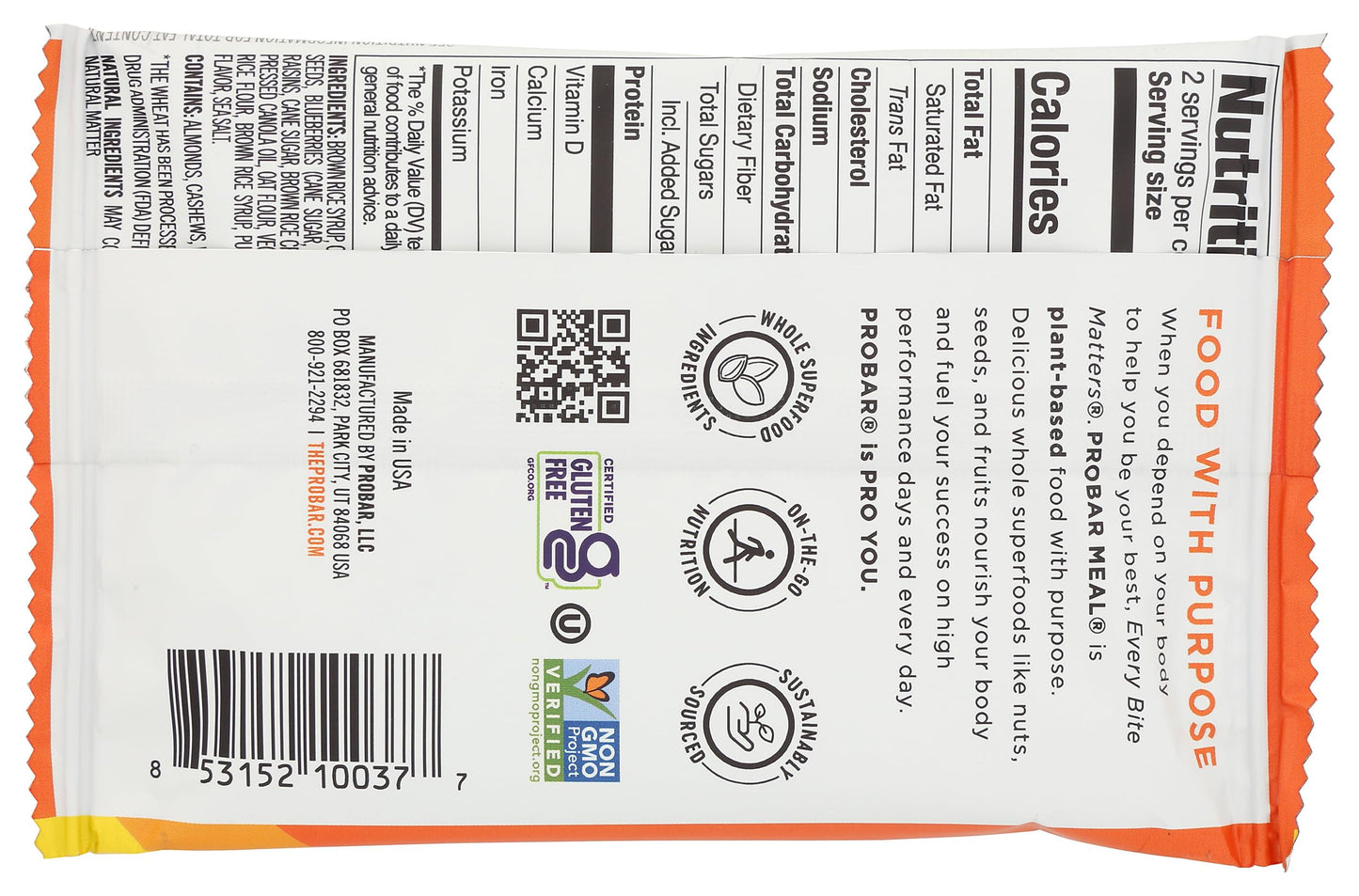 Probar, Bar Superberry And Greens, 3 Ounce