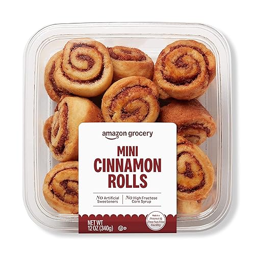 Amazon Grocery, Mini Cinnamon Rolls, 12 Oz, Frozen