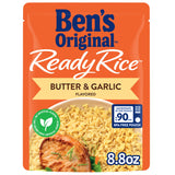 BEN'S ORIGINAL Ready Rice Butter and Garlic Flavored Rice, Easy Dinner Side, 8.8 oz Pouch
