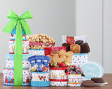 Wine Country Gift Baskets Birthday Gift Tower Make A Wish by Happy Birthday Gift Basket