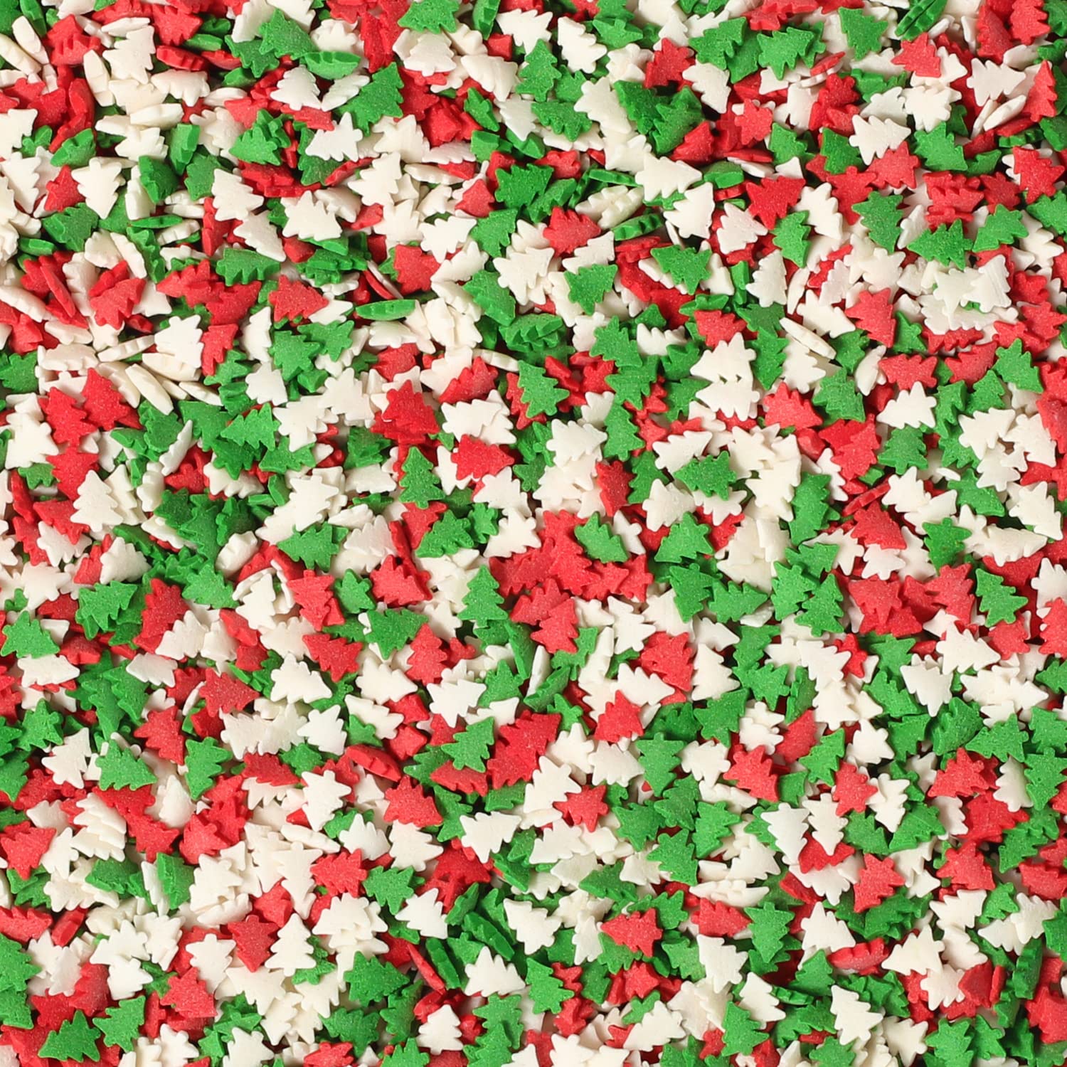 Christmas Sprinkles - 1.2 Pounds - Bulk Red and Green Tree Confetti - Holiday Sprinkles for Cookie Decorating - Christmas Jimmies for Gingerbread