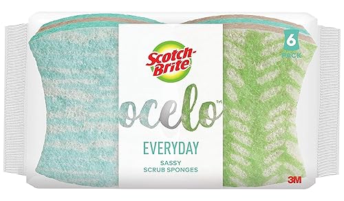 ocelo No Scratch Scrub Sponge, 6-Count (Pack of 2)