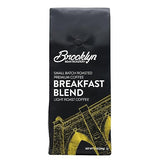 Brooklyn Beans Breakfast Blend 100% Arabica Craft Roasted Ground Coffee, Light Roast, 12 Ounce Bag