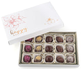 Holiday Xmas Chocolate Gift Box - Delicious Kosher Dairy Free, Egg Free Vegan Friendly Chocolates - Corporate Holiday Gifts for Clients, Employees
