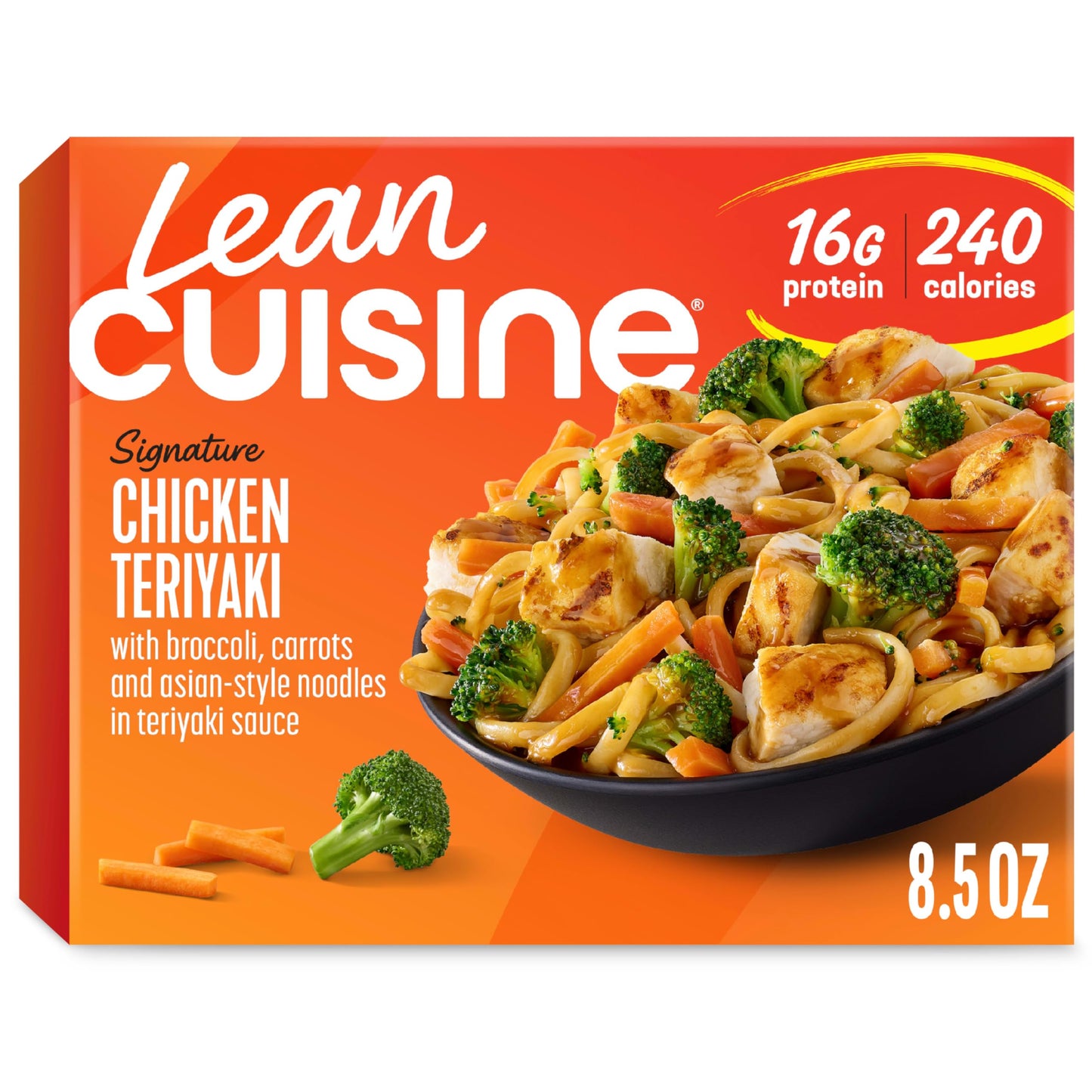 Lean Cuisine Signature Chicken Teriyaki, Frozen Lunch, Frozen Meals 8.5 oz