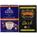 Alto Grande Caracolillo & Yaucono Dark Roast Coffee Capsules, Variety Pack, 36 Ct, Nespresso Original Line Compatible, Puerto Rico Single Serve