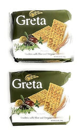 DLCUEL Crackers with Olive and Oregano 2 Pack 4.23 oz Each