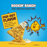 HIPPEAS Chickpea Tortilla Chips, Rockin’ Ranch Gluten Free Snacks, Dairy Free, Vegan, 1oz, Pack of 18, 3g Protein, 3g Fiber, Crunchy, Nutritious