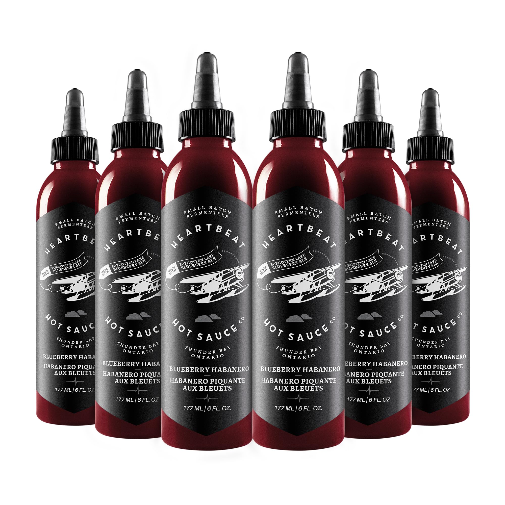 Heartbeat Hot Sauce Co. | Blueberry Habanero, 6 oz. 6 pack