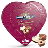 GHIRARDELLI Valentine’s Day Signature Praline Collection, 4.6 oz - Assorted Chocolate Pralines Gift Box