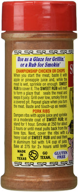 Obie-Cue's Sweet Rub BBQ Spice for Chicken, Chops & Ribs (4.2 oz)