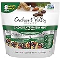 ORCHARD VALLEY HARVEST Chocolate Raisin Nut Trail Mix, 1 oz (Pack of 8), Non-GMO, No Artificial Ingredients