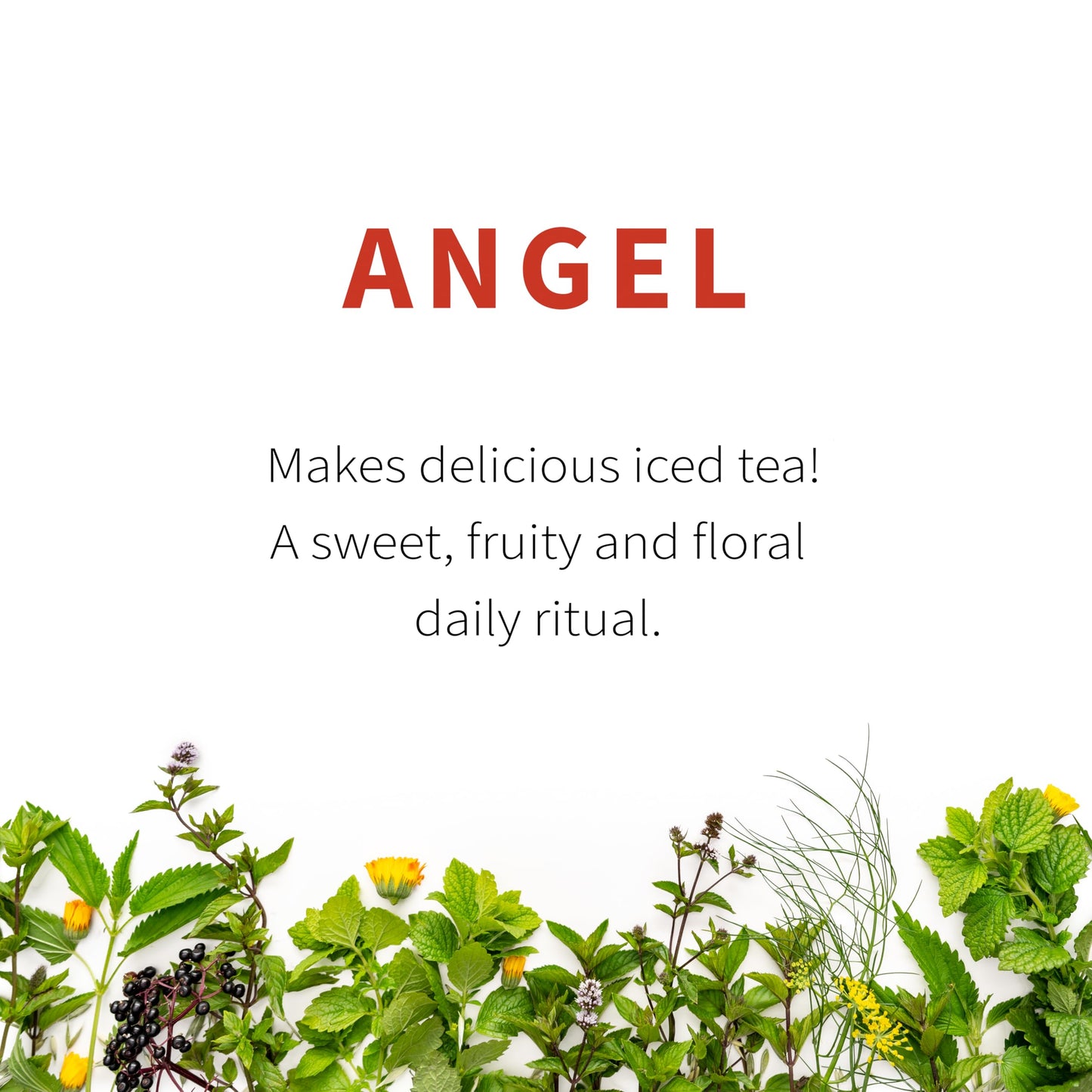 Angel Herbal Tea | Sacred Blossom Farm | 2 oz. Loose Leaf Tisane | Soothing and Nourishing | Organically Grown in Wisconsin | Herbal Tea & Medicinal