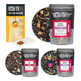 Tiesta Tea - Black Tea Starter Kit, Loose Leaf, Premium Black Gift Set, High Caffeinated, Make Hot or Iced, Variety Pack with 3 Samplers & 100