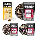 Tiesta Tea - Black Tea Starter Kit, Loose Leaf, Premium Black Gift Set, High Caffeinated, Make Hot or Iced, Variety Pack with 3 Samplers & 100