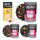 Tiesta Tea - Black Tea Starter Kit, Loose Leaf, Premium Black Gift Set, High Caffeinated, Make Hot or Iced, Variety Pack with 3 Samplers & 100