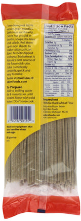 Eden Selected, 100% Whole Buckwheat Soba, 8-Ounce Bags (Pack of 12)12