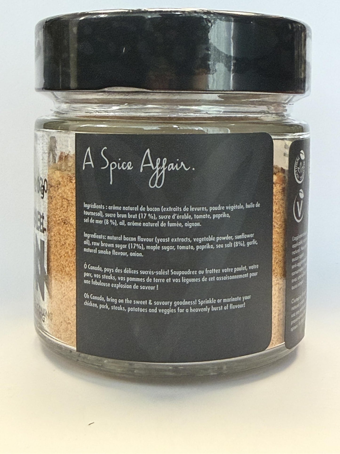 A Spice Affair’s Maple Bacon Vegan Seasoning | Sweet, Smoky & Bacon-Style Maple Flavor (Vegan) | All-Natural, Non-GMO, Filler-Free | Perfect