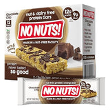No Nuts! Chocolate Chip Protein Bars 100% Nut-Free & School-Safe | 12g Plant Protein, Vegan, Gluten-Free, Non-GMO, Organic, Kosher | 12 Count