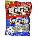 BIGS Original Salted & Roasted Sunflower Seeds, 5.35 Ounce (Pack of 8)