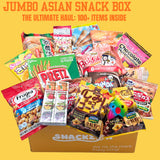 SNACKZON - Mega Variety Pack of Japanese & Korean Treats, Chips, Ramen, Candy & Cookies - Ultimate Gift Care Package for College Students, Office
