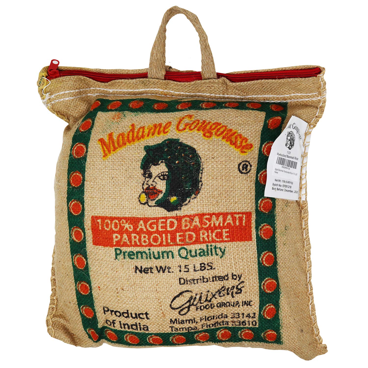 Aged Basmati Parboiled Rice 15 LBS