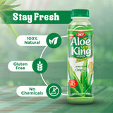 OKF CORPORATION Aloe Vera King Drink with Pure Aloe Pulp, Variety Flavors, 16.9 oz. (Original, Pack of 20), Korean Premium Health Beverage