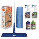 Bona Multi-Surface Floor Care Kit - Includes Microfiber Mop, Microfiber Cleaning Pad, Hardwood Floor Cleaning Solution, and Multi-Surface Floor