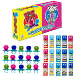 Bazooka Brands Candy Variety Pack, 30 Ct Bulk Individually Wrapped Hard Candy in Assorted Flavors from Push Pop and Ring Pop, Full Size, Fun Bulk