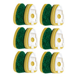 12-Pack Heavy Duty Dish Wand Sponge Refills for Scotch Brite Dishwand Refills, Fits All for ScotchBrite Replacement Sponge Heads for Dish Wands