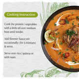 Food Earth Indian Simmer Sauces - Butter Chicken, Coconut Curry & Tikka Masala - Organic, Vegan, Gluten-Free Cooking Sauces (6 Pouches x 5.29 oz)