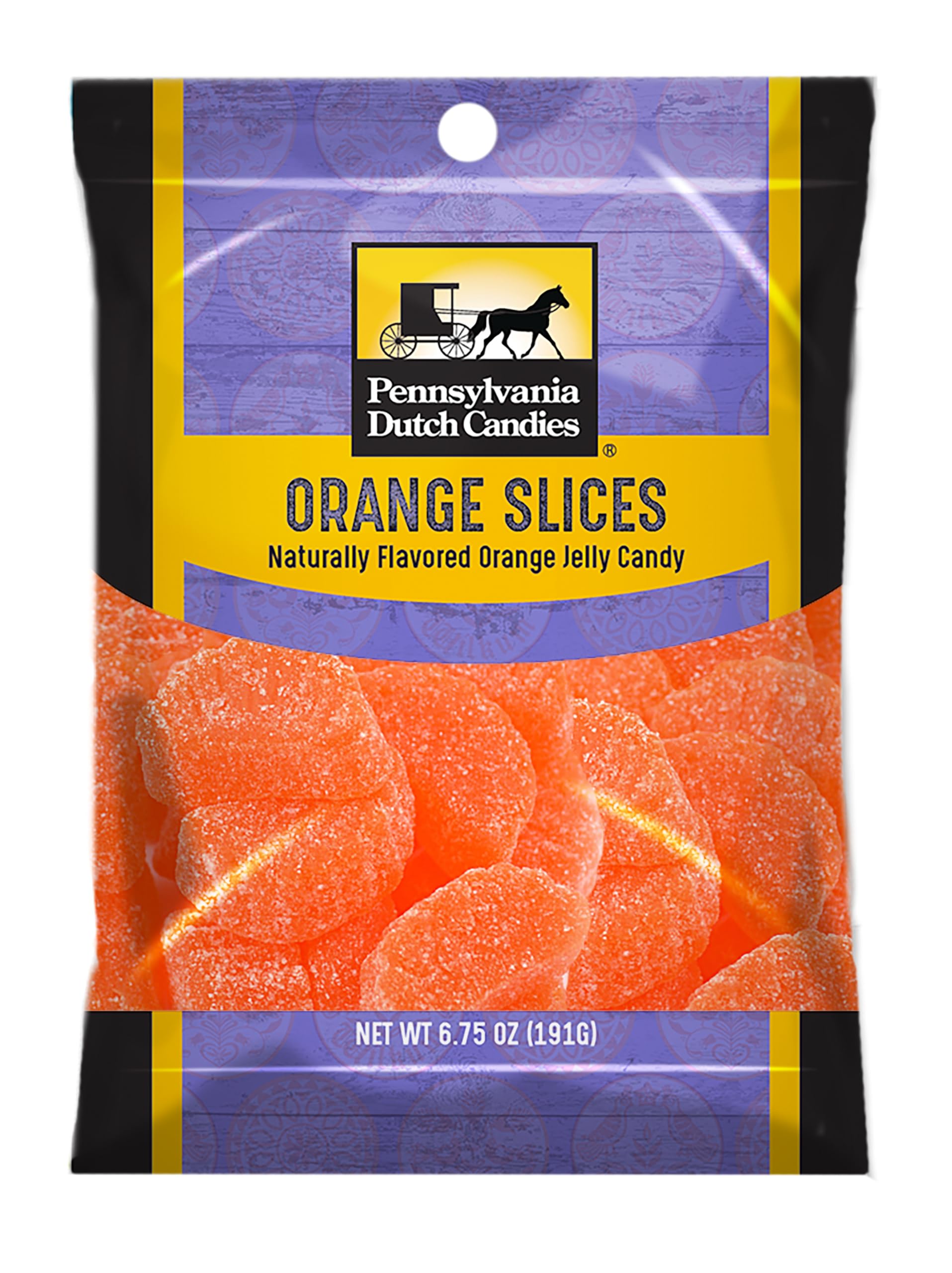 Amuse Mints Penn Dutch Candy - Orange Slices - Retro-Flavors - Classic Chewy Candies - Pennsylvania Dutch Company - Varying Flavors And Sizes - Great