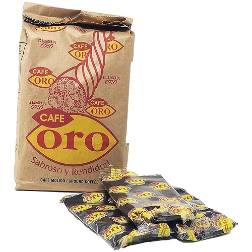 Café Oro Molido: Café Oro Smooth Blend | Sabroso Y Rendidor Golden Coffee From Honduras | 16 Individual Bags Total Of 1 ounce each | Guaranteed Best