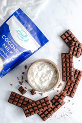 emb? Organic Coconut Milk Powder | Unsweetened | Dairy Free Coffee Creamer | Vegan | Non GMO | Dairy Free | Gluten Free | Soy Free | Lactose Free | Keto & Paleo Friendly | 7 oz | 1-pack
