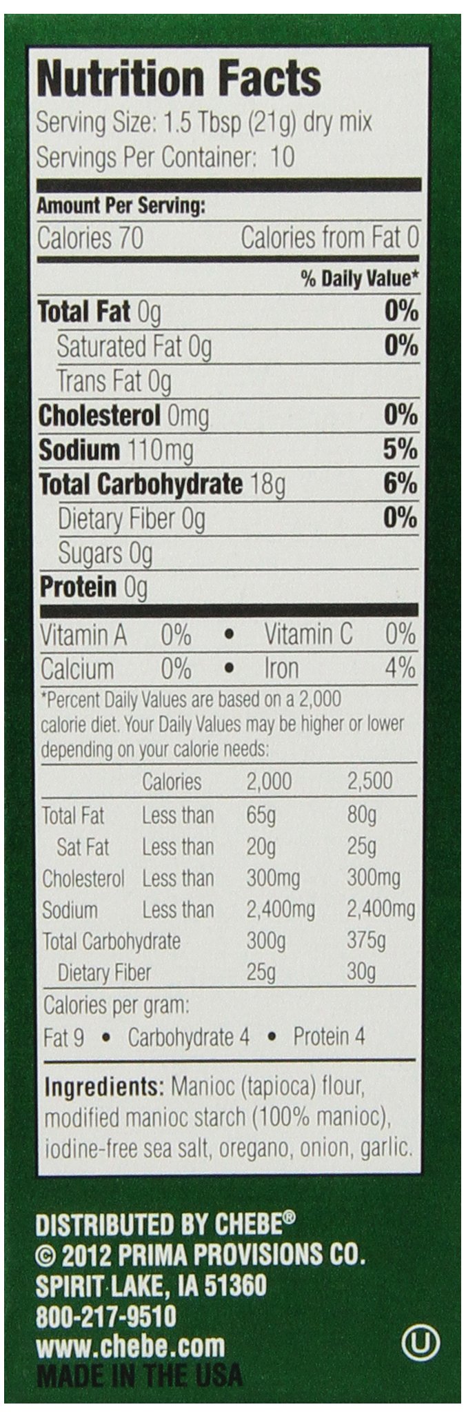 CHEBE MIX PIZZA CRUST GFWF 7.5OZ