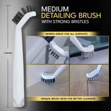 Grout Cleaning Brushes Set (3 Pcs) Deep Cleaner Multi-Purpose Stiff Bristle Brush, Cleaning Toothbrush for Cleaning Corners, Spaces, Tile, Shower