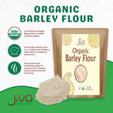 Jiva Organic Barley Flour 2 Pound - All Natural & Raw - Product of India
