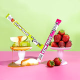 Goetze's Candy Sweet Shoppe Cow Tales Mix - Strawberry Smoothie & Caramel Apple - 36ct. Canister - Fresh from the Factory