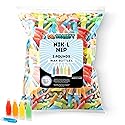 Nik-L-Nips Wax Bottles Candy Drinks, 2LB Bulk Candy - Nostalgic 90s Soda Bottle Nip Candies - By Dr. Variety