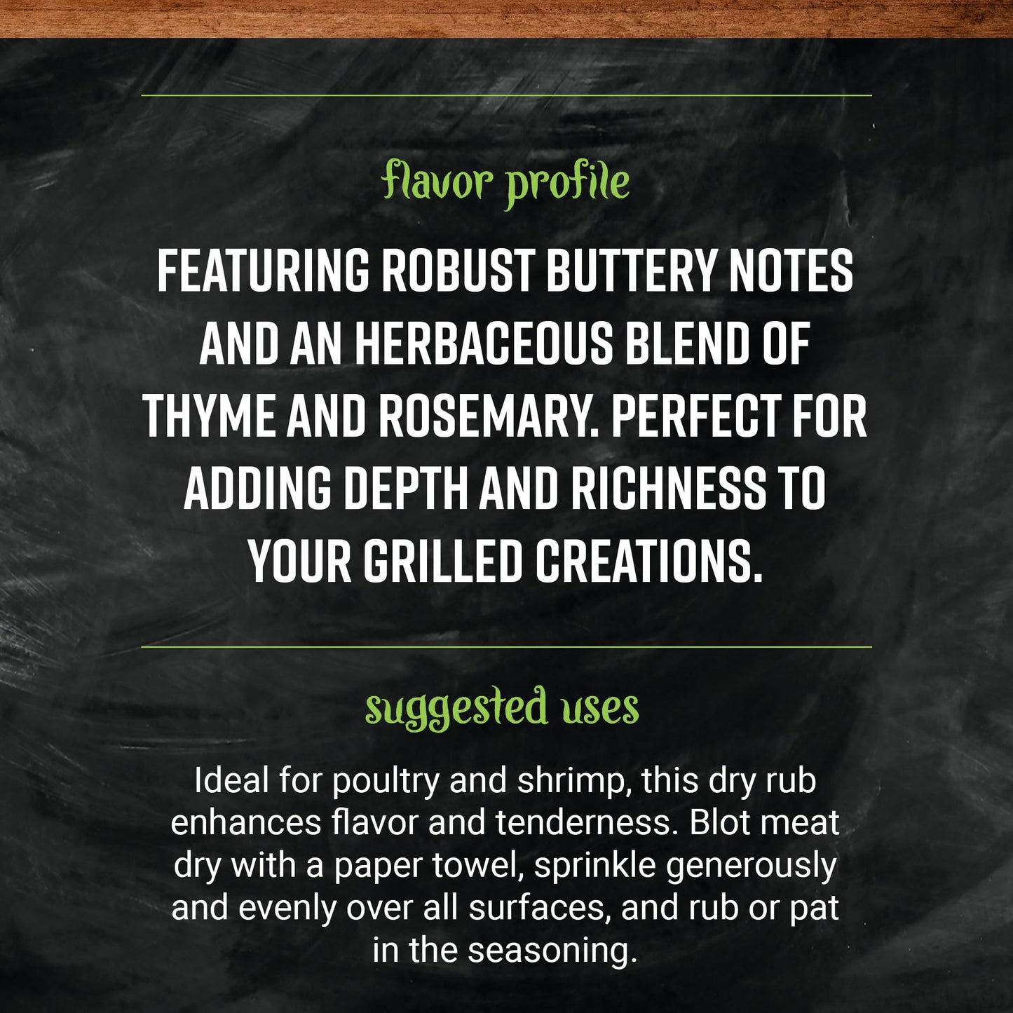 Frontier Co-op Buttery Herb Dry Rub Seasoning, 5.36 oz - Dry Rub for Wings, Poultry, or Shrimp