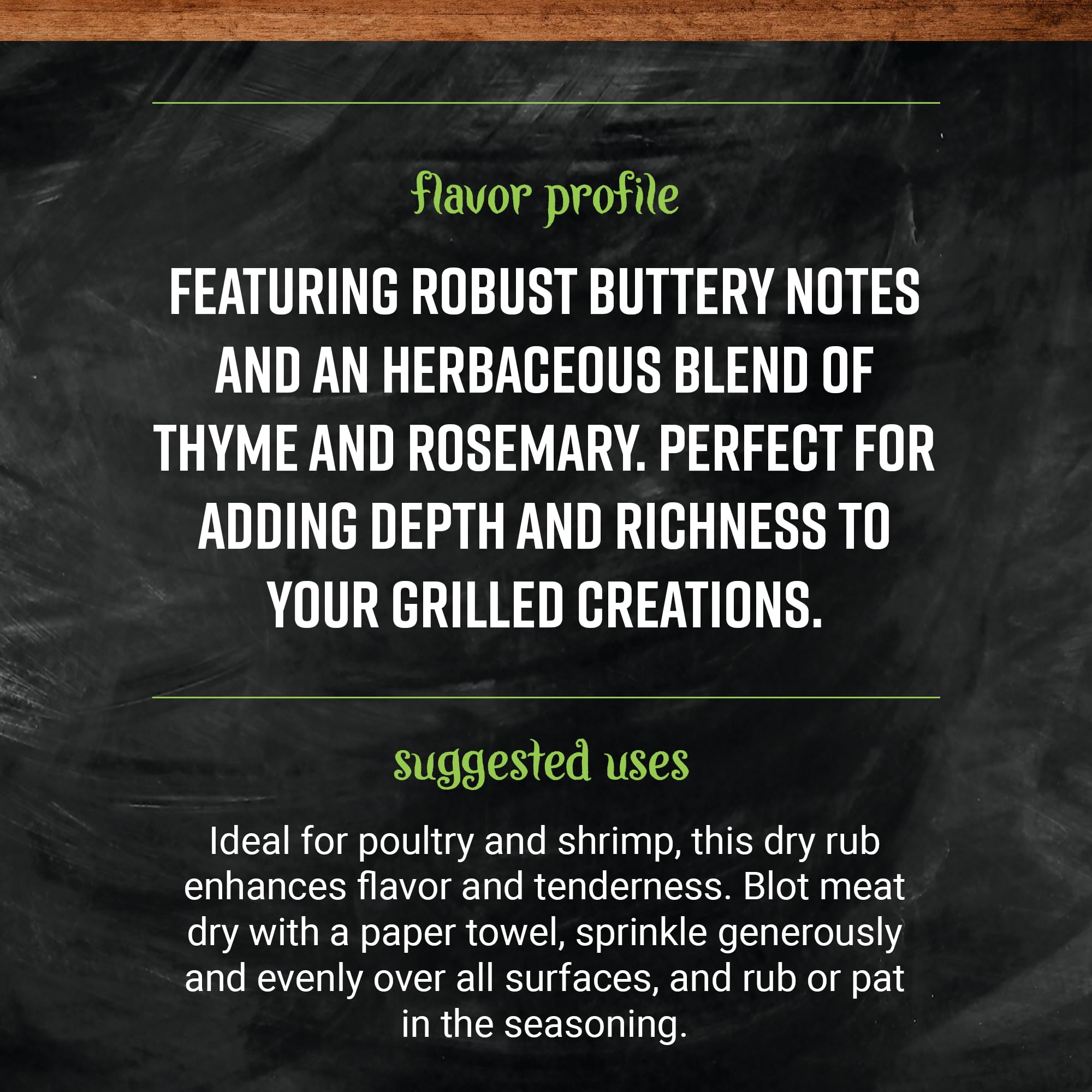 Frontier Co-op Buttery Herb Dry Rub Seasoning, 5.36 oz - Dry Rub for Wings, Poultry, or Shrimp