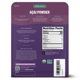FGO Organic Acai Powder, 1 Pound / 16oz Bulk Resealable Pouch, Freeze Dried Superfood Berry from Brazil, No Sugar & Additives,Great for Drinks