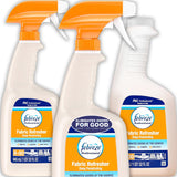 Febreze Professional Fabric Refresher Spray, 3 Pack, Deep Penetrating, Eliminates Odors with Light Fresh Scent, for All Fabrics, Upholstery, Bedding